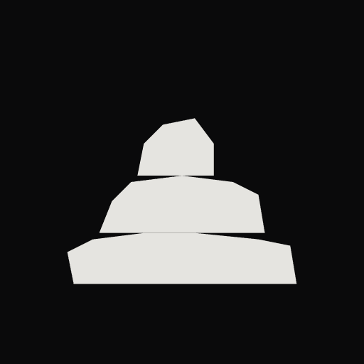 The Cairn mark — three stones stacked in balance.