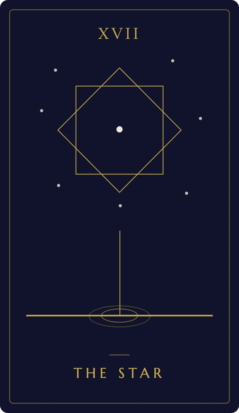 The Midnight Line Deck card 'The Star'.